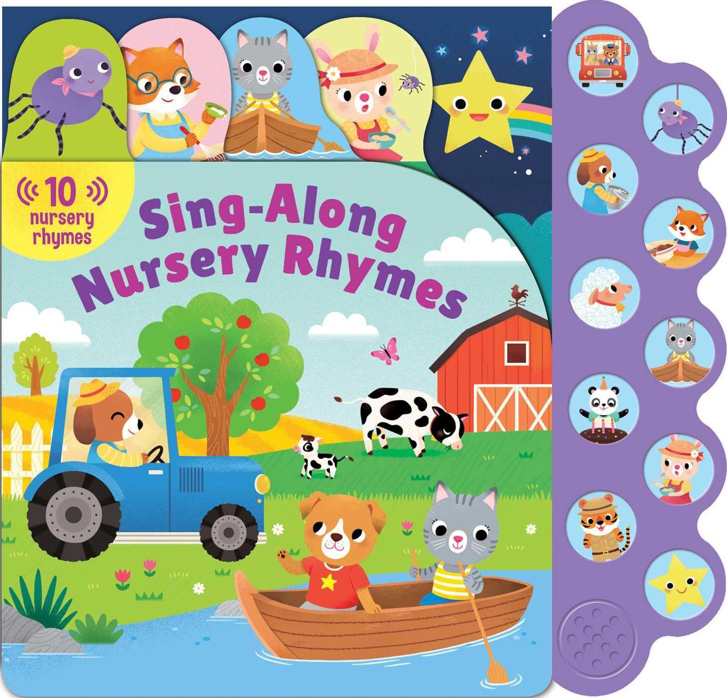 หนังสือมีเสียง 10-Button Sounds: Sing-Along Nursery Rhymes
