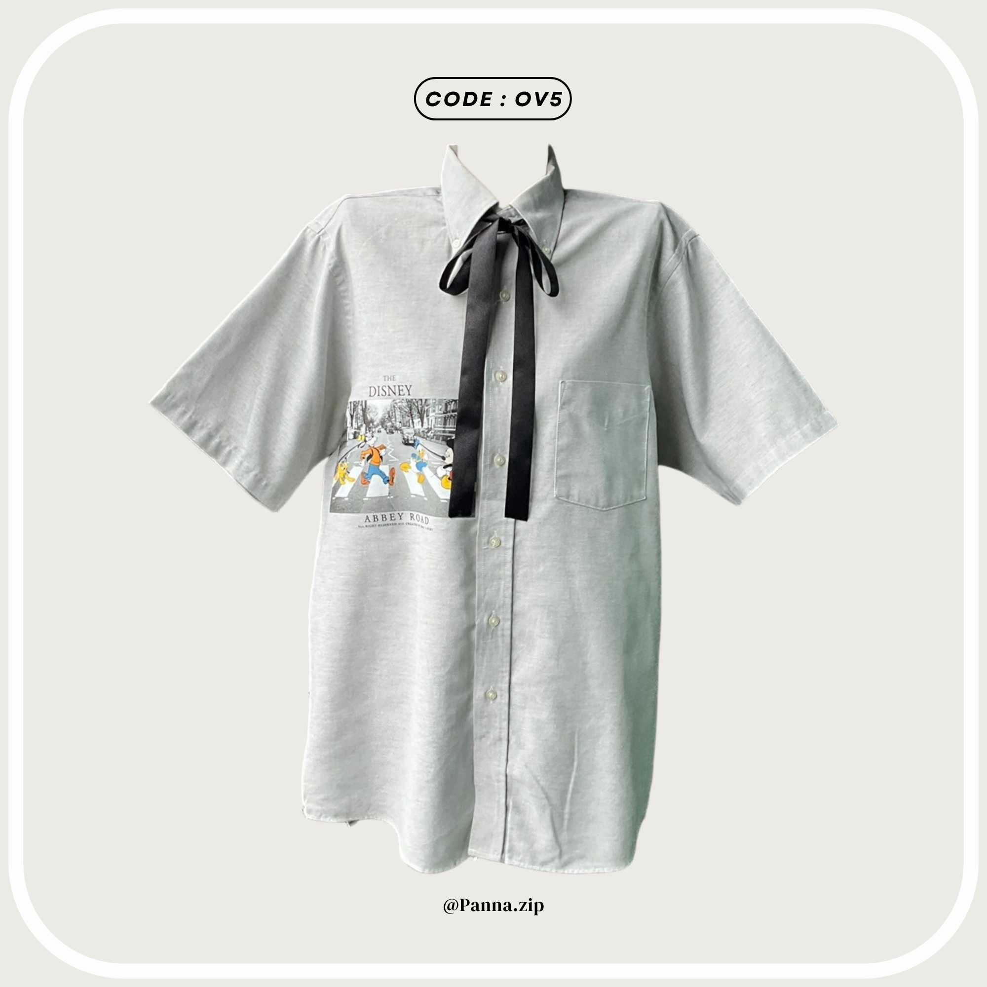 OV5 : Shirt oversize + Ribbon