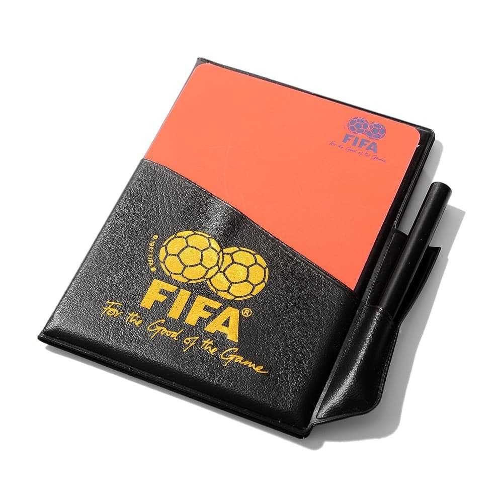 FIBA Soccer Referee (พร้อมส่งทักแชท) ชุดกรรมการ ใบเหลือง-ใบแดง พร้อมดินสอ และสมุดจดชื่อผู้เล่น