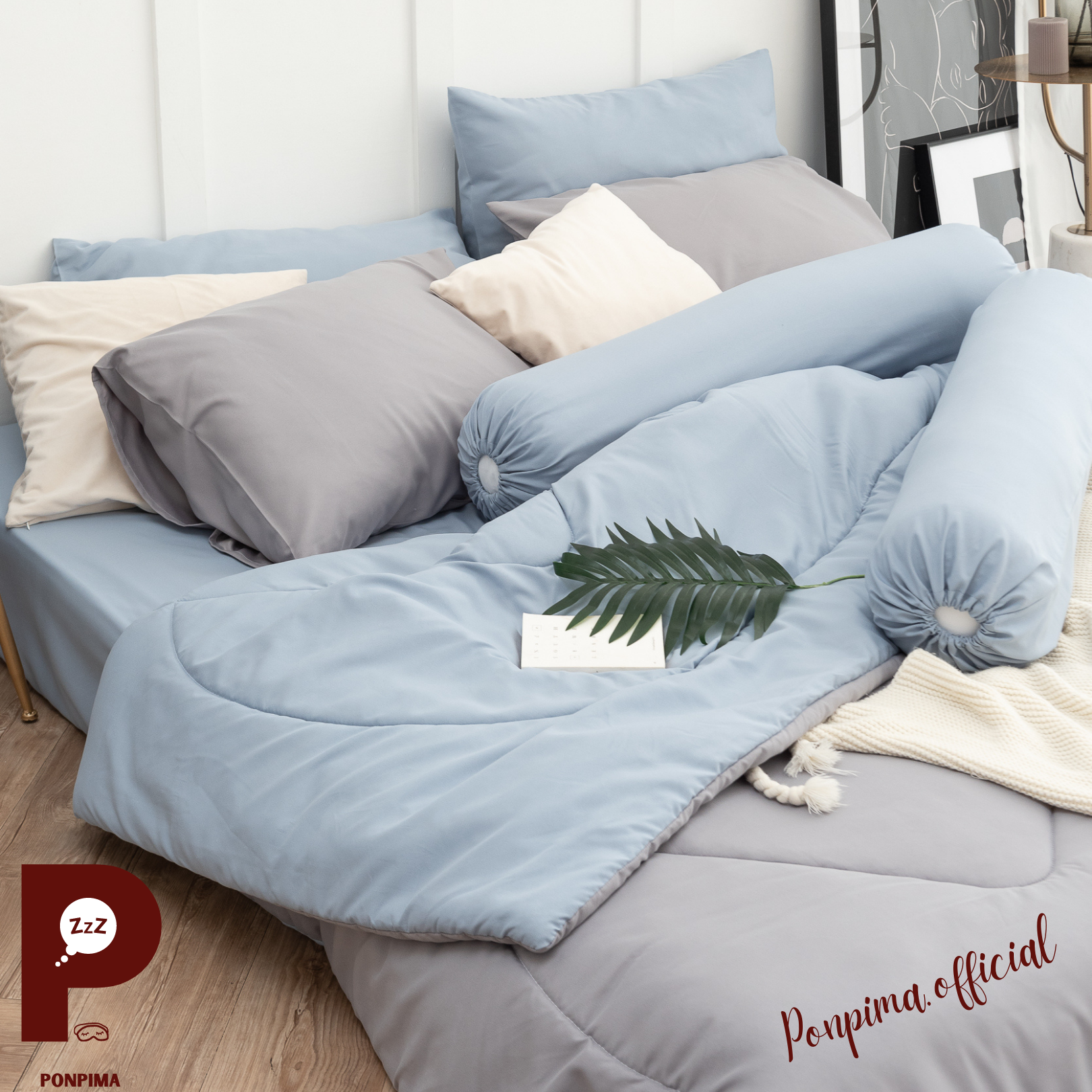 ฟ้า เทาอ่อน | Light Gray - Blue