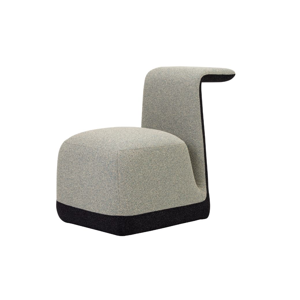 Modernform เก้าอี้ ARCHINI รุ่น PIPE เบาะหุ้มผ้า ฐานหุ้มผ้า