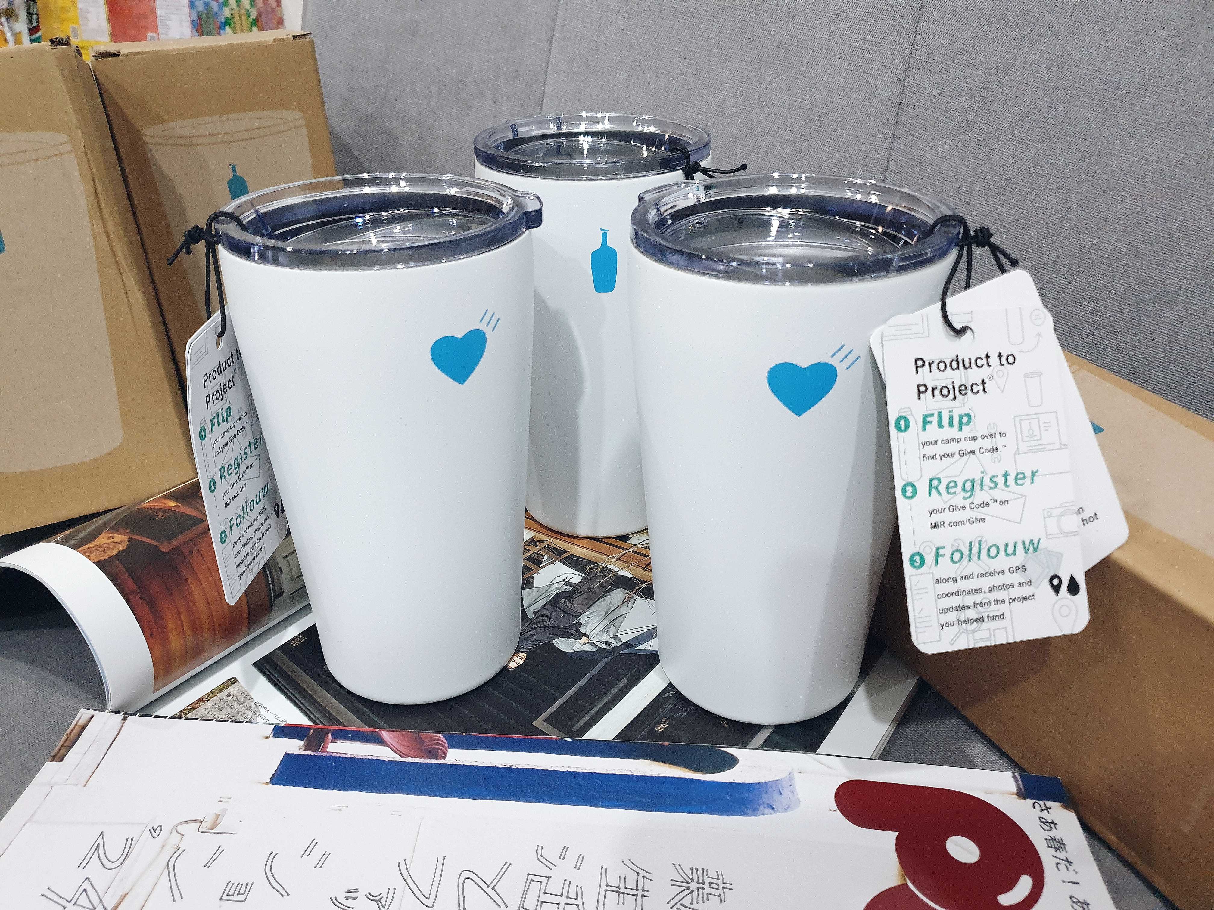 (สินค้าหมด)แก้ว Humanmade X bluebottle comutercup mirr รุ่น16oz