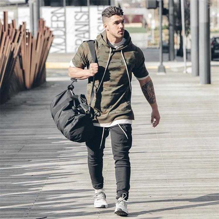 ฮู้ดแขนสั้น ASRV #2 / ผ้าคอตตอนผสมโพลีฯ ผ้านิ่มใส่สบาย ไม่อมเหงื่อ ระบายอากาศได้ดี