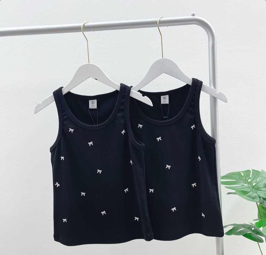 Ronron Ribbon Pattern Sleeve Black