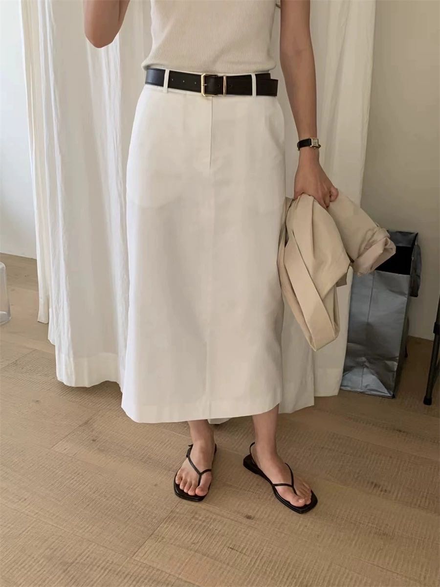 OUCE Minimal A-Line Skirt (ป้าย Made in Korea🇰🇷)