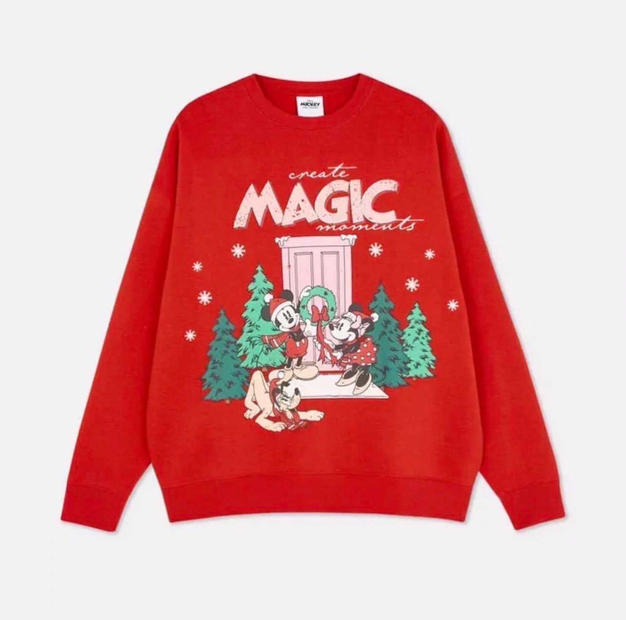 MICKY & MINNIE MAGIC MOMENT X’MAS SWEATER 