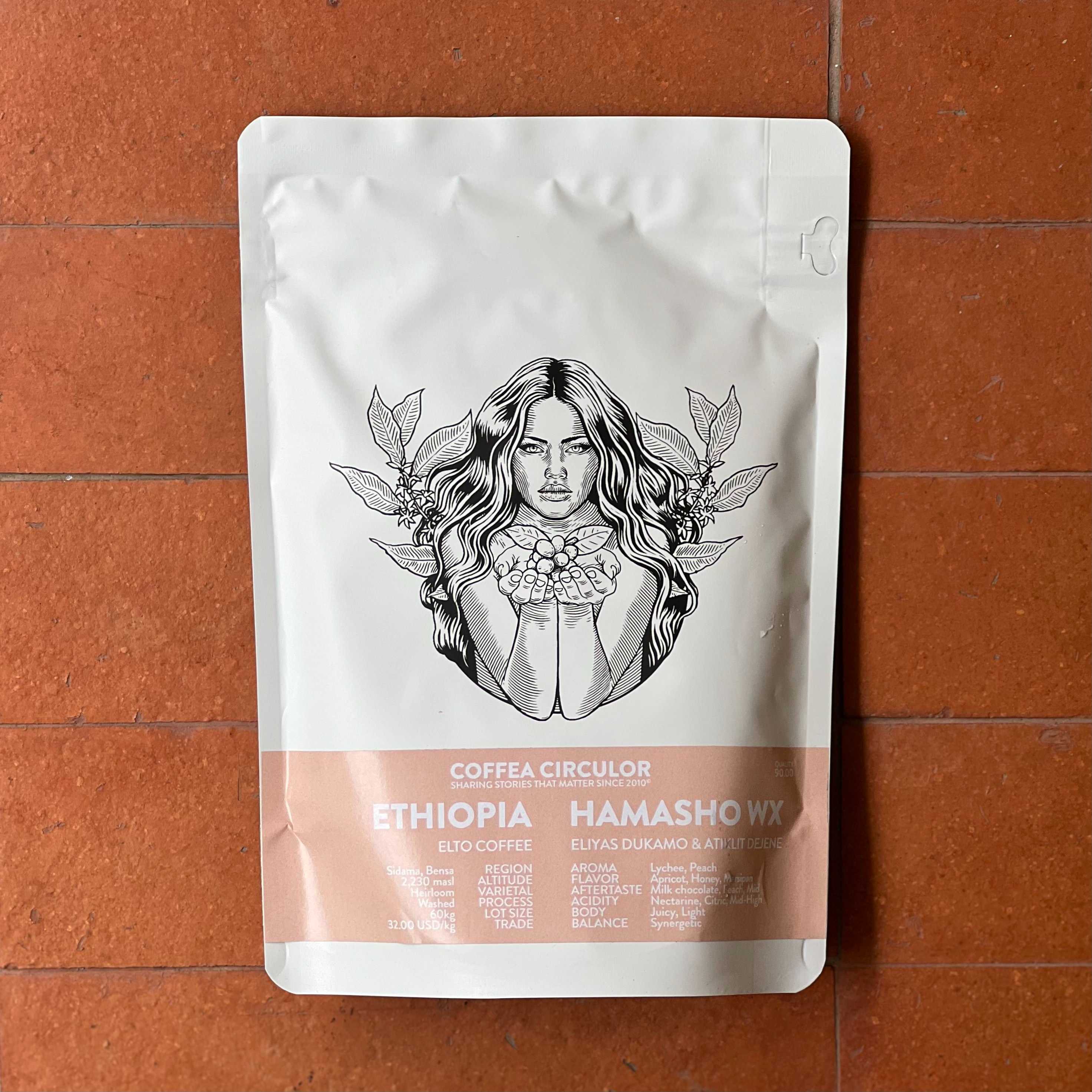 Ethiopia, Hamasho WX score 90 (Coffea Circulor, Sweden) (Filter)