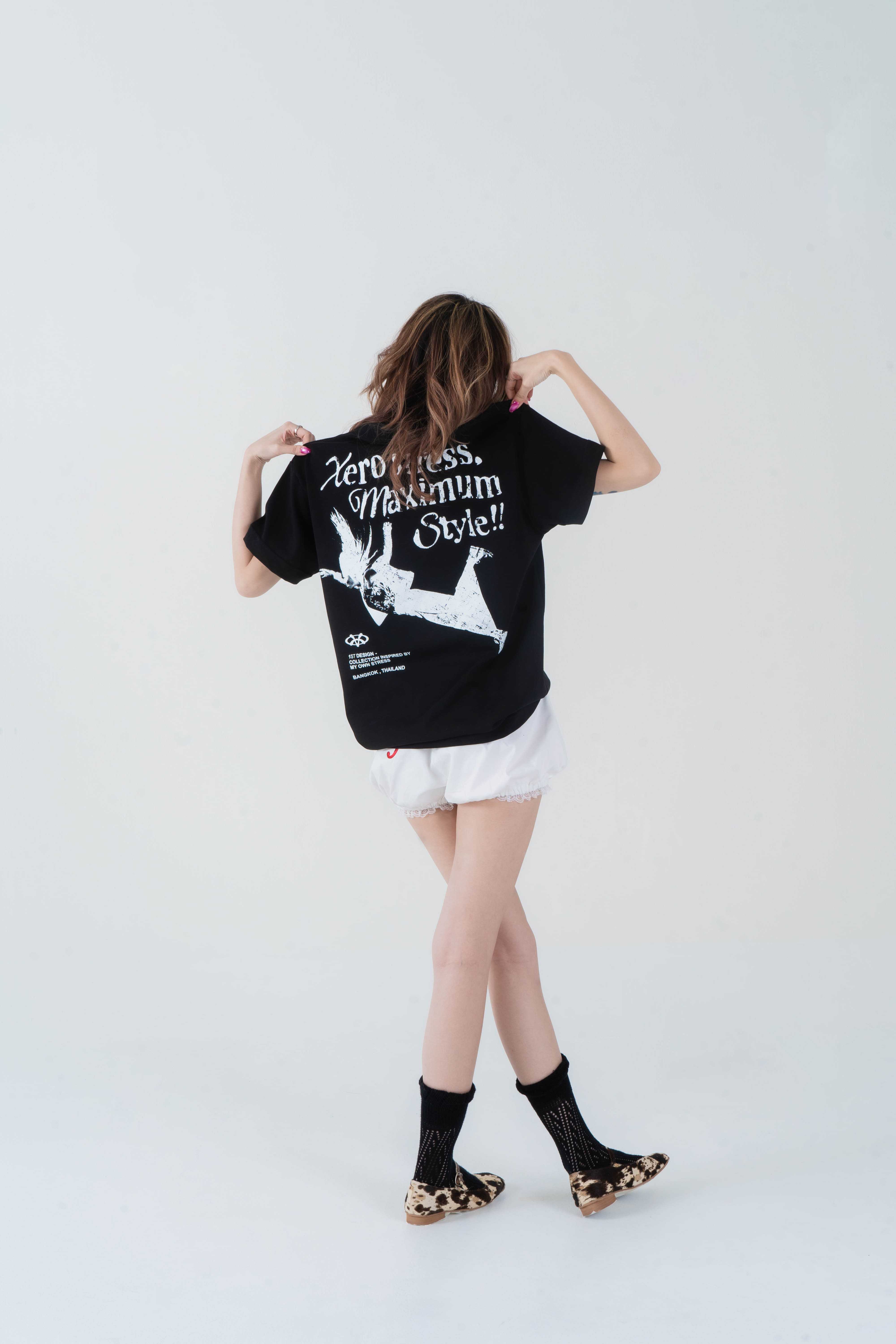 Xero Zero Stress T-Shirt (BLACK)