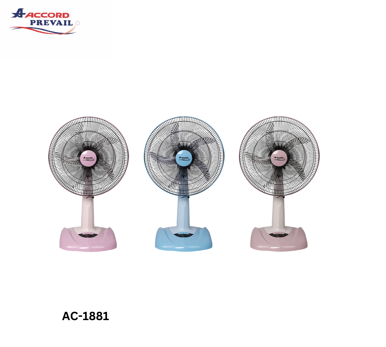 พัดลมตั้งโต๊ะ ACCORD รุ่น AC-1881 ขนาด 18 นิ้ว