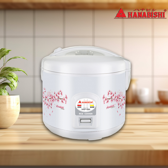 HANABISHI หม้อหุงข้าวไฟฟ้า 1 ลิตร รุ่น HAP-101