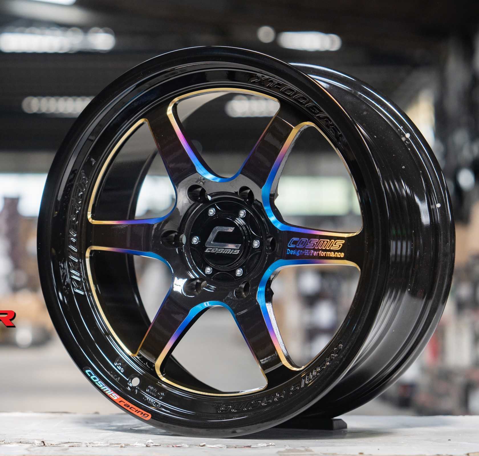 แม็กซ์ XT-006RR(YA050) 18X8.5 6X139.7 ET30 CB.106 TITANIUMBLACK(สีไทเทเนียมแบล็ค)Custom