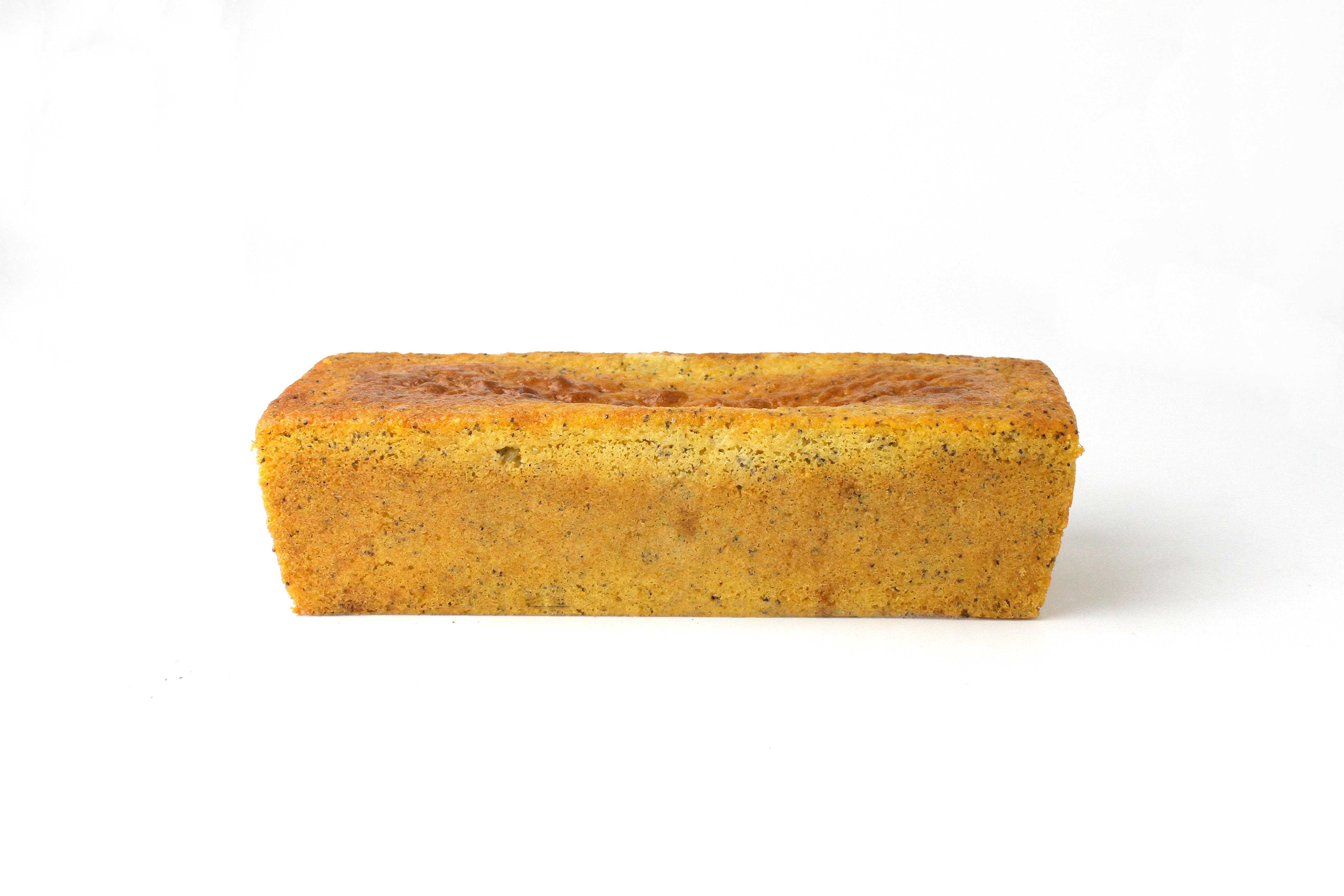 Gluten-Free Non Dairy Lemon Poppyseed Cake Loaf