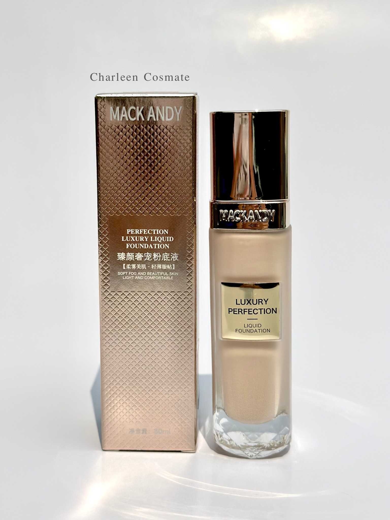 รองพื้นไฮยารูลอน  Mack Andy กล่องสีทอง