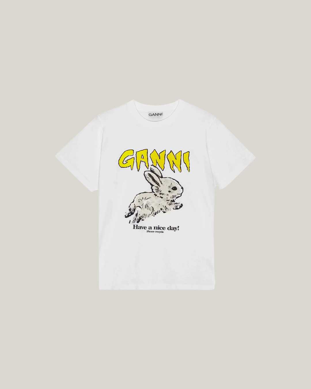 GANNI | Relaxed Bunny T-Shirt