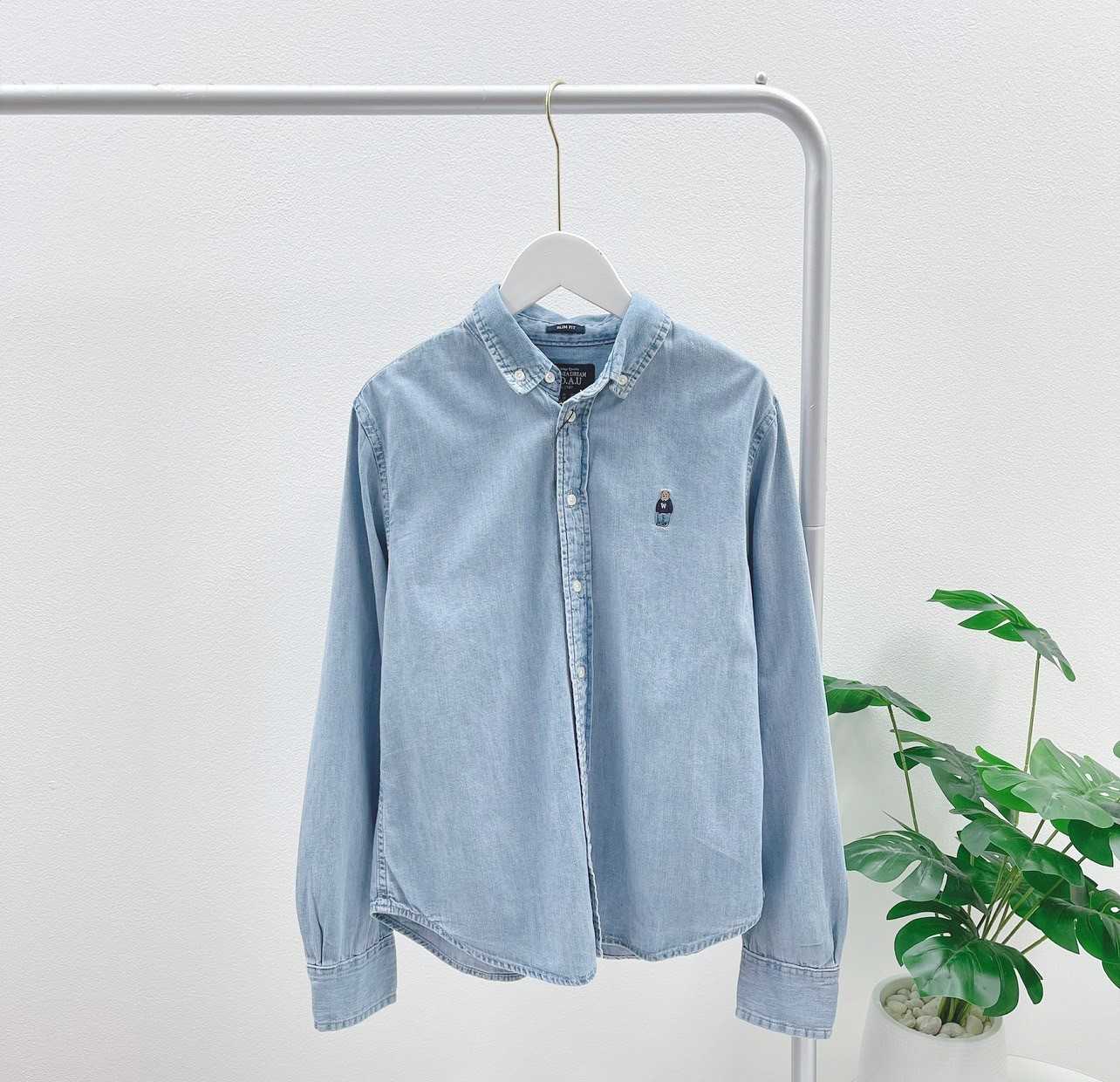 Who A u Denim Shirt (Light Denim)