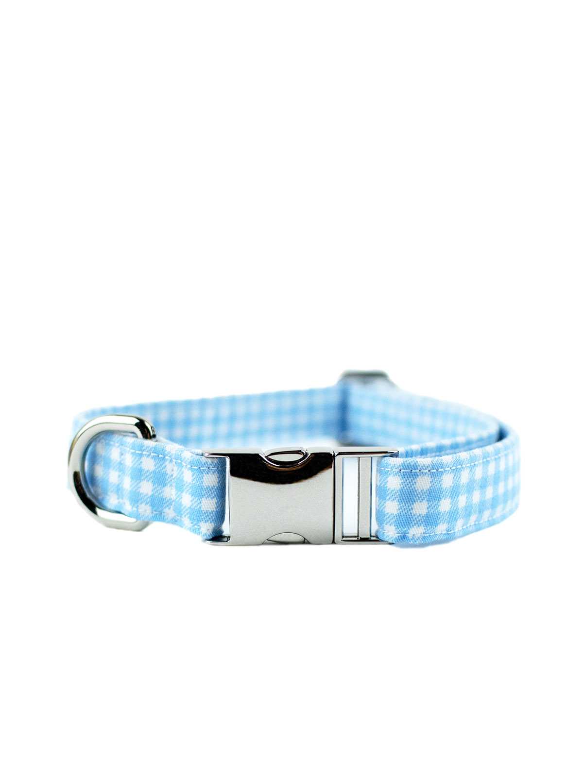 Blue Gingham Collar