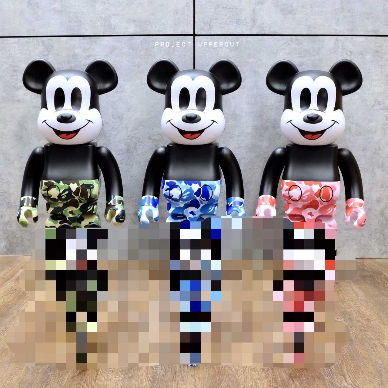BE@RBRICK 1000% A BATHING APE® x MICKEY MOUSE [New]