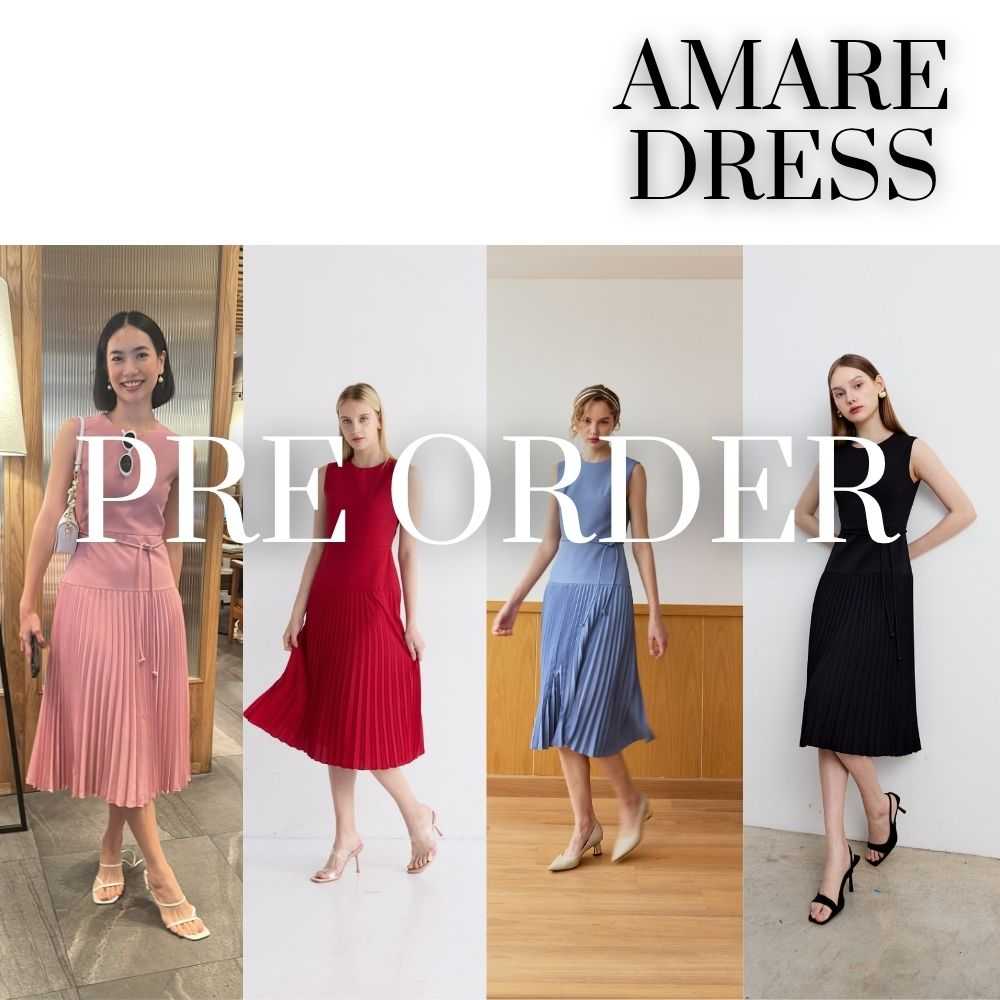 [PRE ORDER] Amare dress สี Black พร้อมส่ง 4 JULY