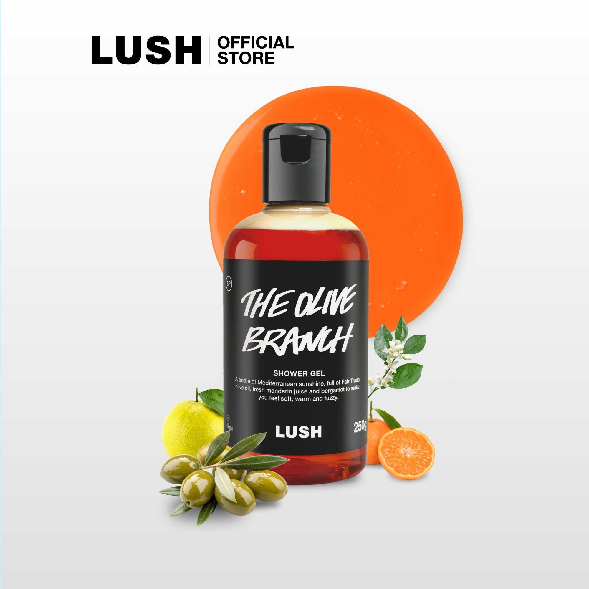 LUSH สบู่เหลว เจลอาบน้ำ THE OLIVE BRANCH SHOWER GEL