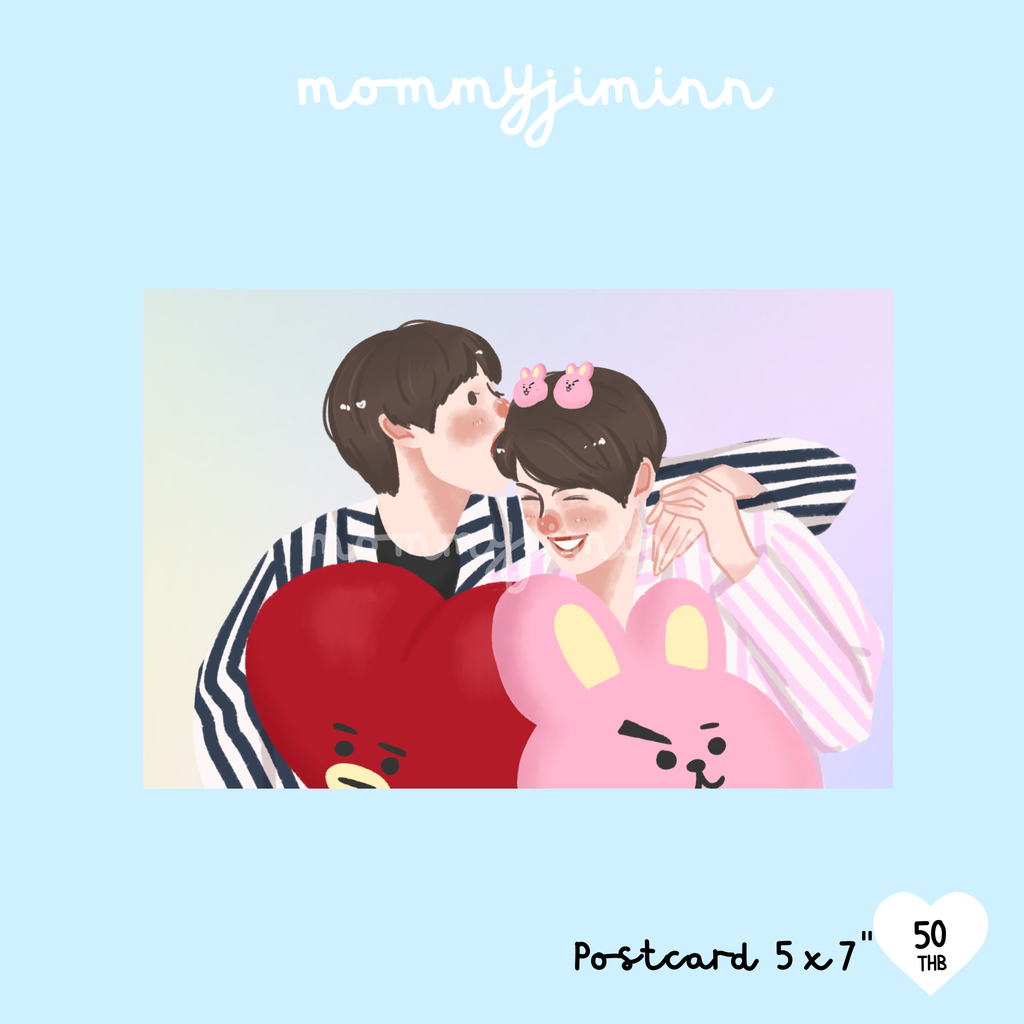 Postcard “VKOOK” BT21