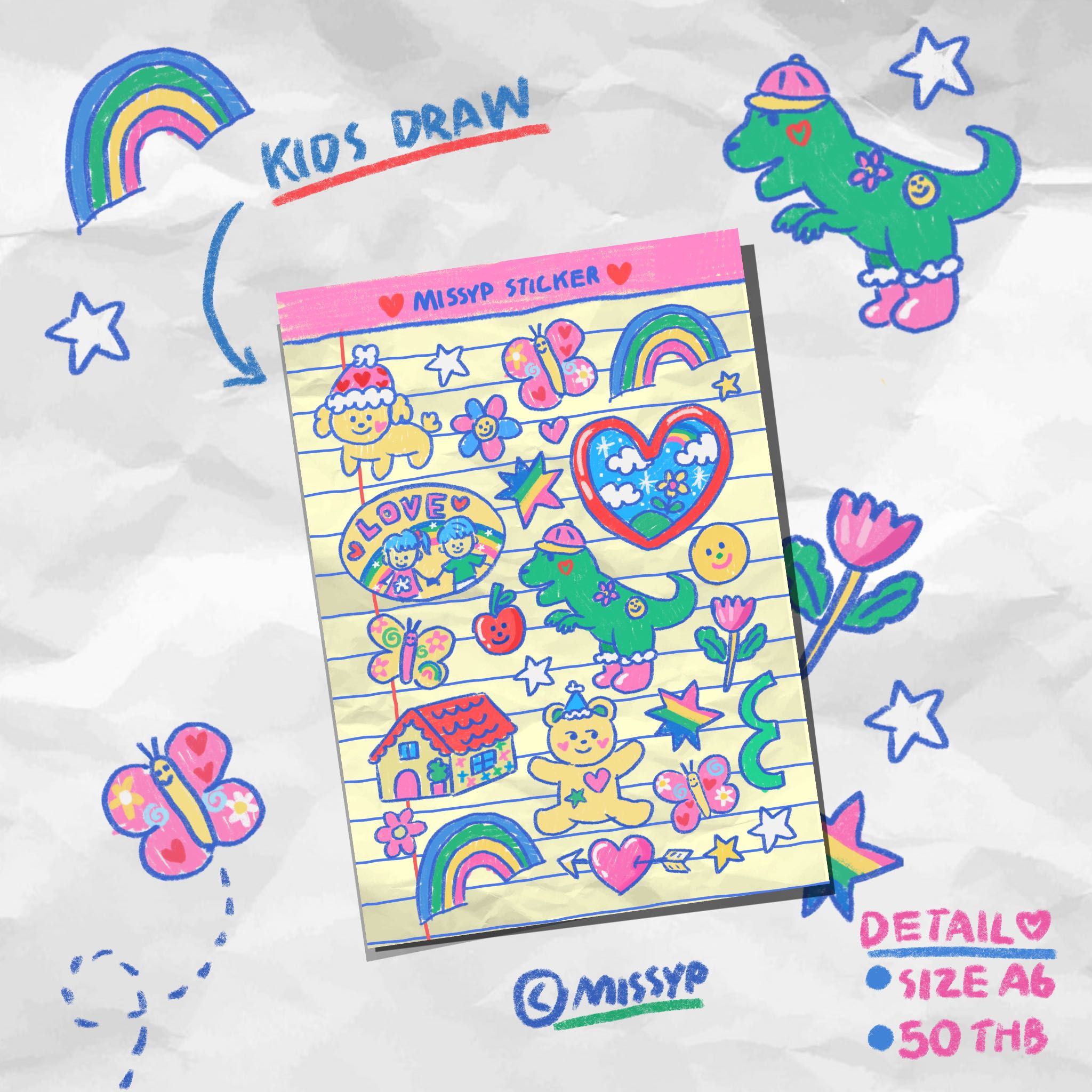 STICKER KIDS DRAW