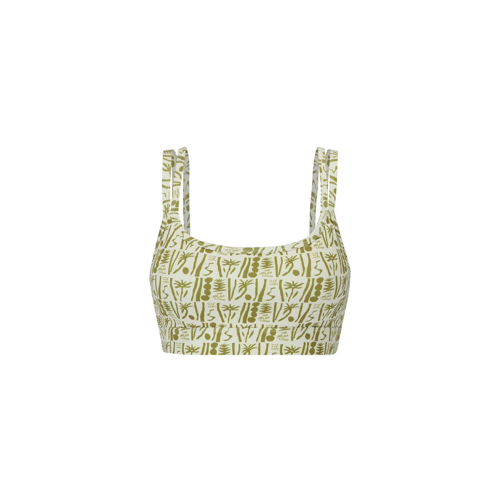 LIMITED Everyday Escape Sports Bra (Tropical Olive) - The Flos Club x Medmedmedss