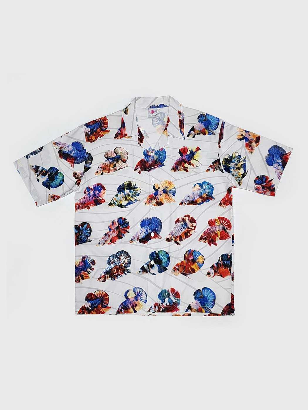 March Nemo Betta Hawaii Shirt - White