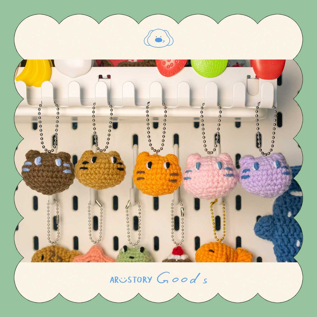 Crochet : Cat keychain | โครเชต์แมวเหมียว