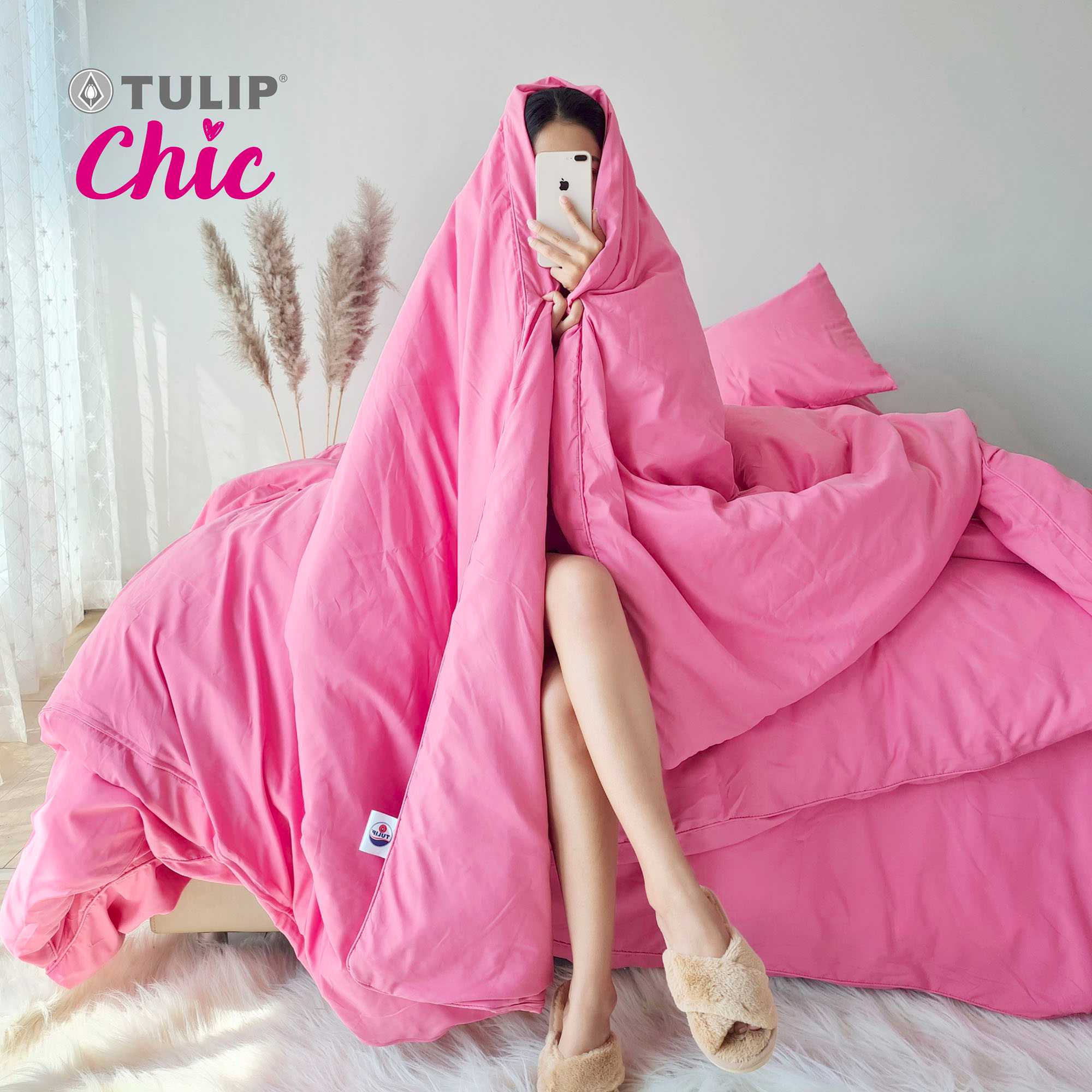 ชุดเครื่องนอน TULIP Chic สีพื้น CHIC05