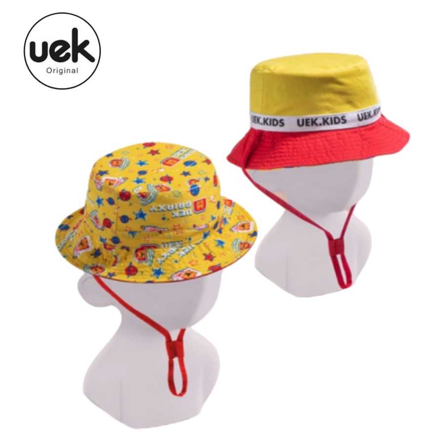 หมวกท่องเที่ยวพร้อมหน้ากาก กาแลคซี่ สีเหลือง (M)