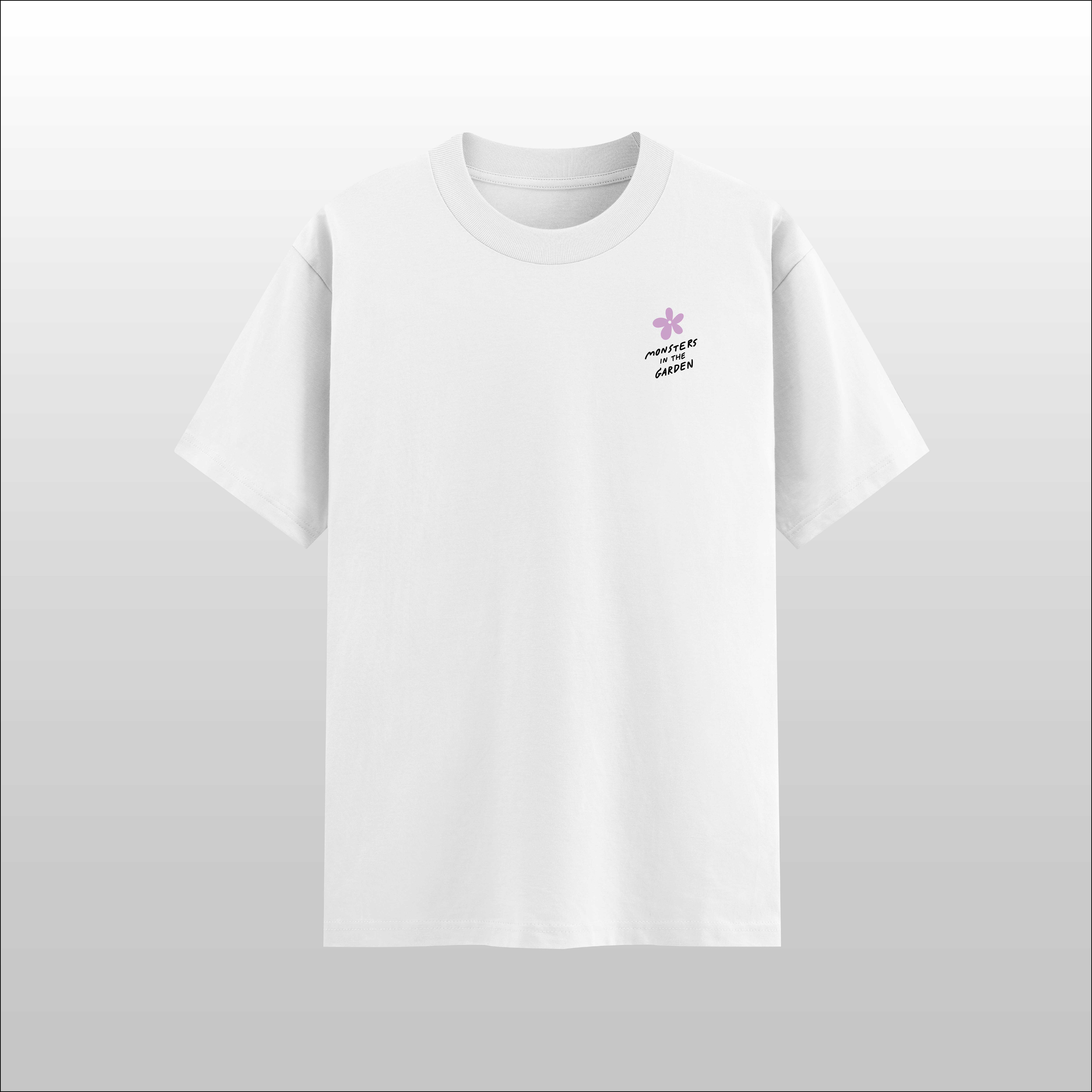 เสื้อยืด WHERE THE WILD THINGS BLOOM White XXL