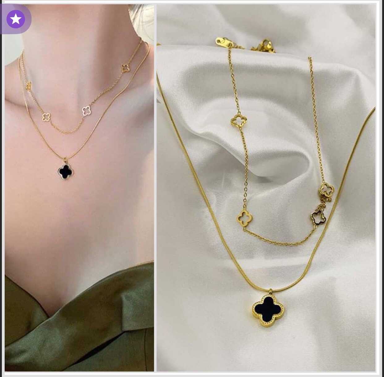 สร้อยคอสองชั้น Van Cleef