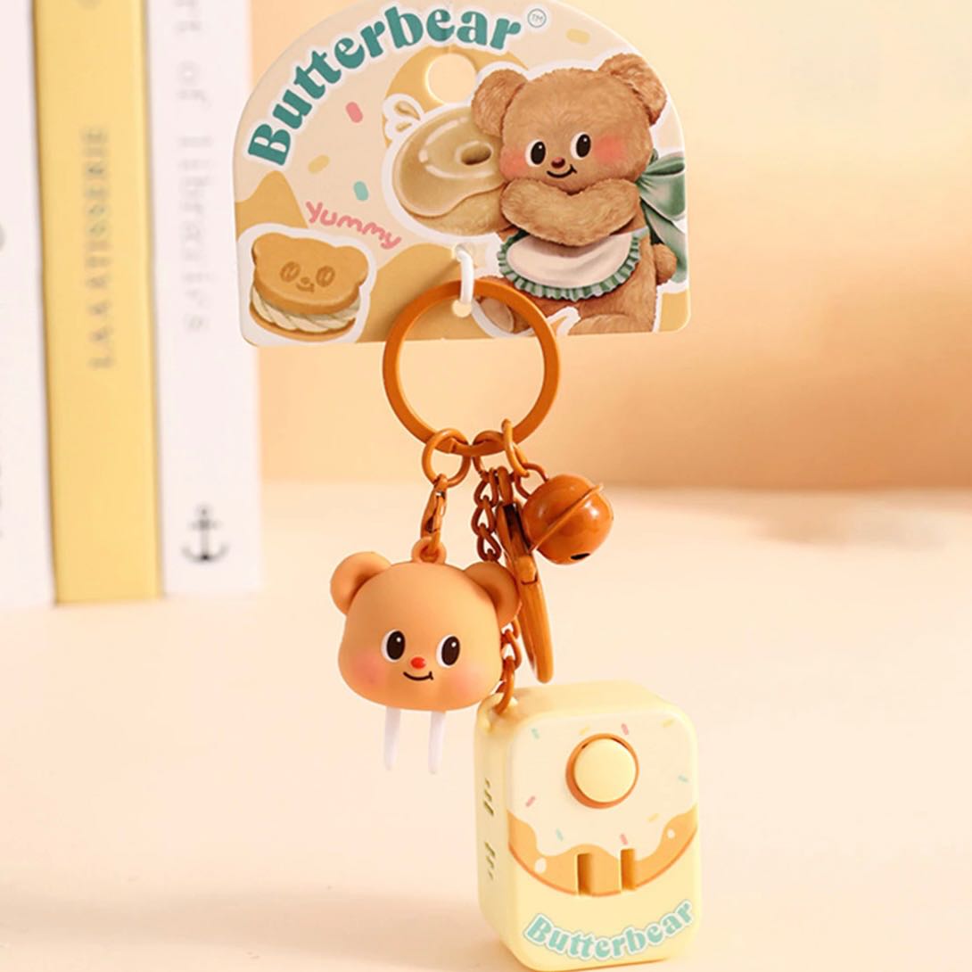 พร้อมส่ง🧸🧀พวงกุญแจButterbear มีเสียงเพลง