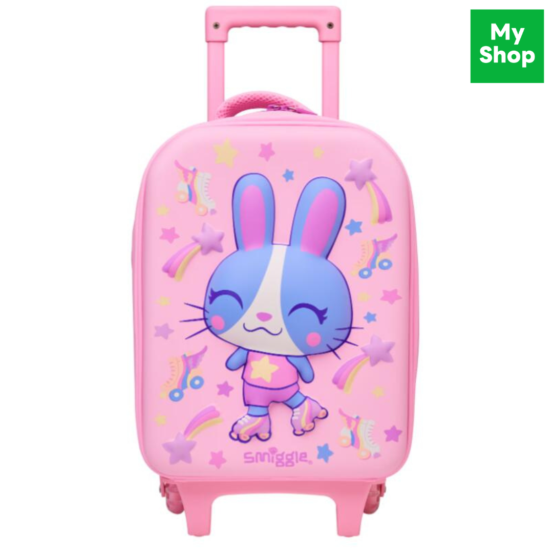 พร้อมส่งในไทย🎉 Smiggle ล้อลาก14นิ้ว ลายกระต่าย Trolley Backpack 14inch. ของแท้✔