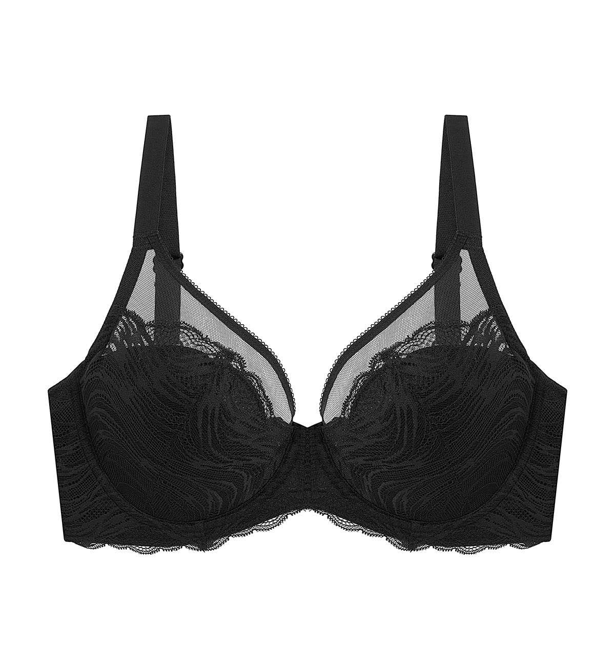 50% Triumph 10218434 Secret Slimming WP-R 0004 เสื้อชั้นในรูปแบบมีโครง คัพทรงบาง สีดำ