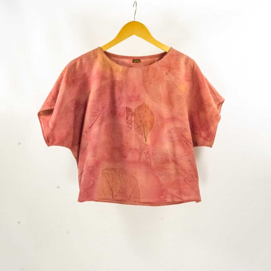 ROUND COLLOR SHIRT-ECO PRINT เสื้อคอกลม
