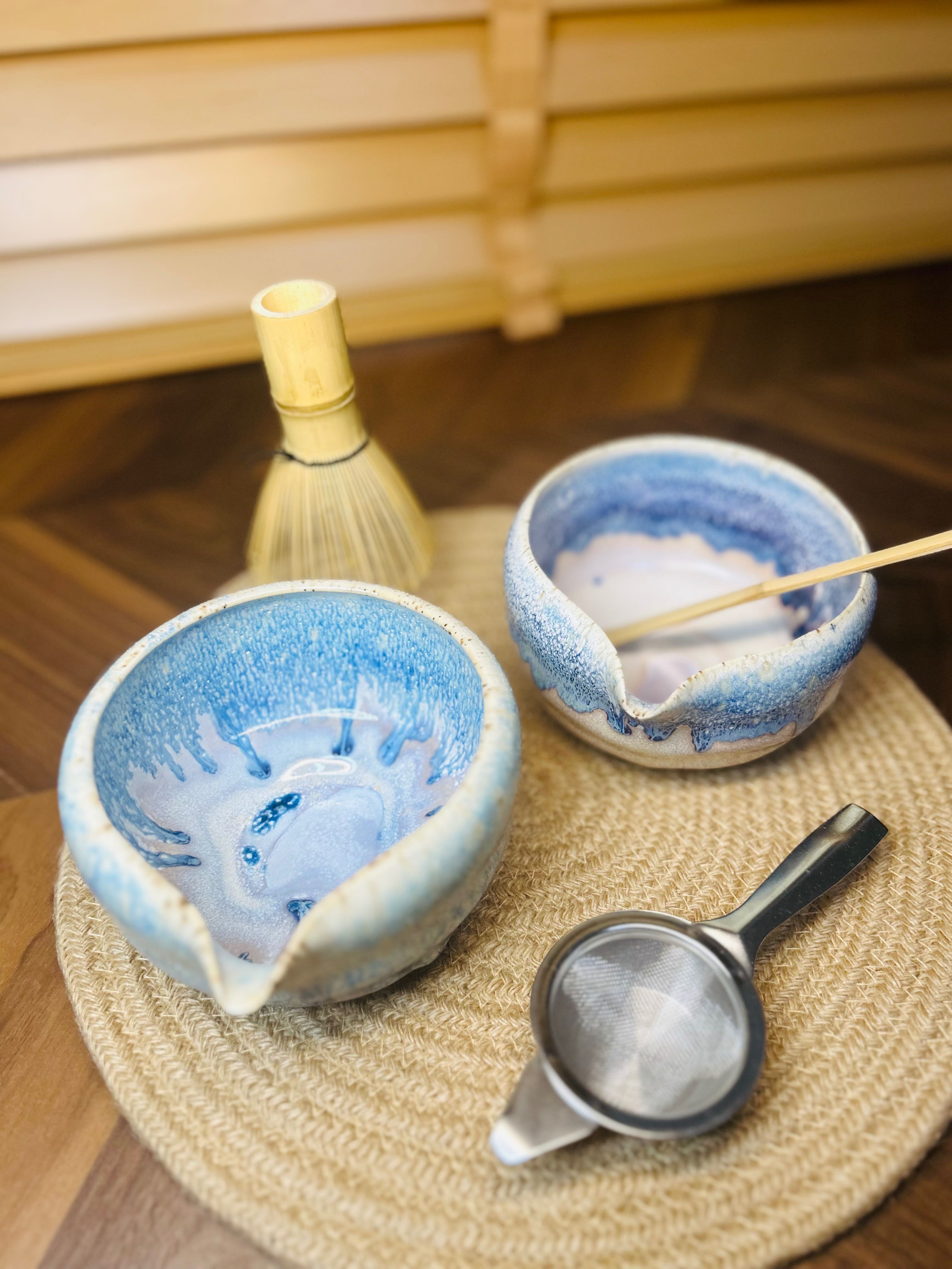 🍵𝑷𝒓𝒆𝒎𝒊𝒖𝒎 𝑪𝒉𝒂𝒘𝒂𝒏 💚 ถ้วยชงมัทฉะ พรีเมี่ยม งานเคลือบศิลาดล 💮 ทรงกลม 💮 