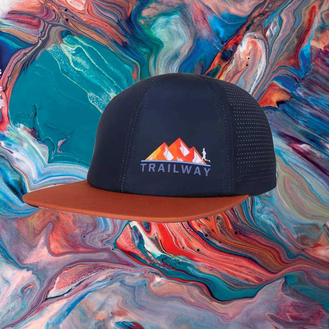 Trailway Blueie 6 Panel Running Hat