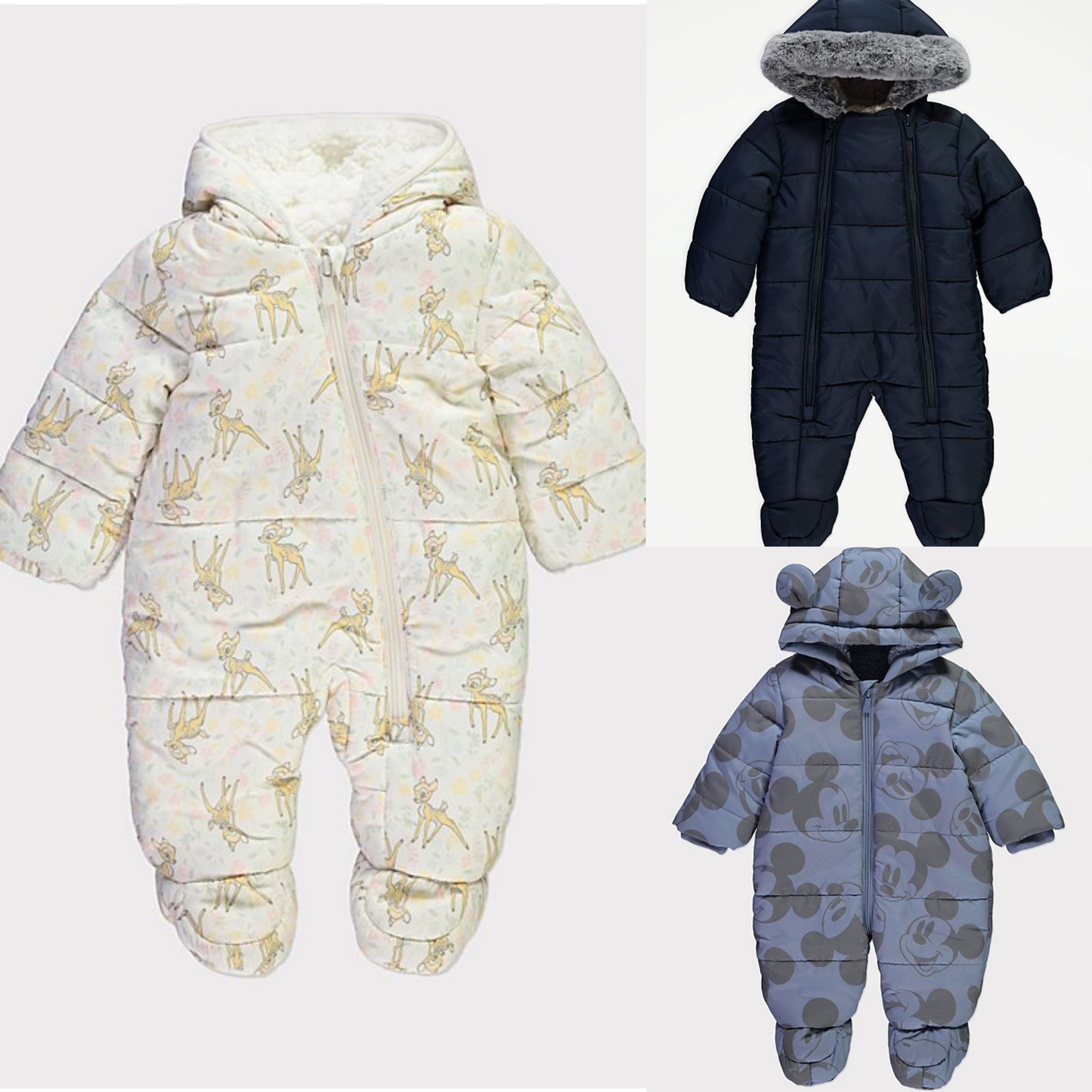 Preorder12-18วัน-(UK ) Size6m-24m / snowsuits บุขนข้างใน ลิขสิทธิ์แท้ 