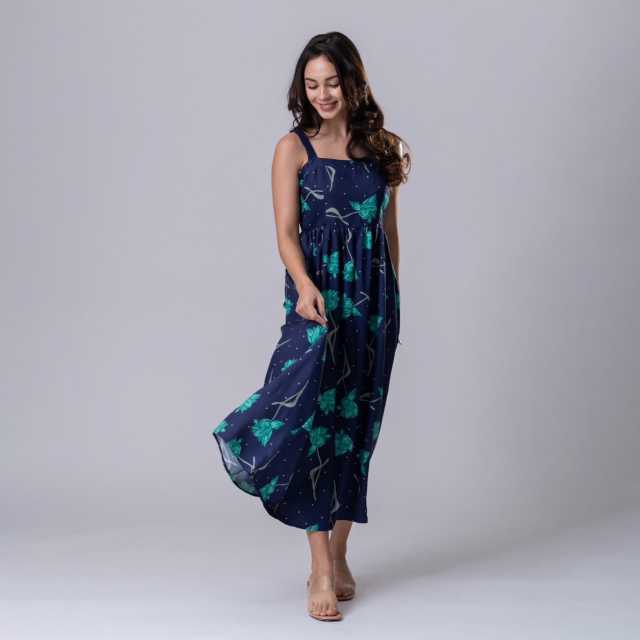 Hampton Dress (Blue, Size SM)