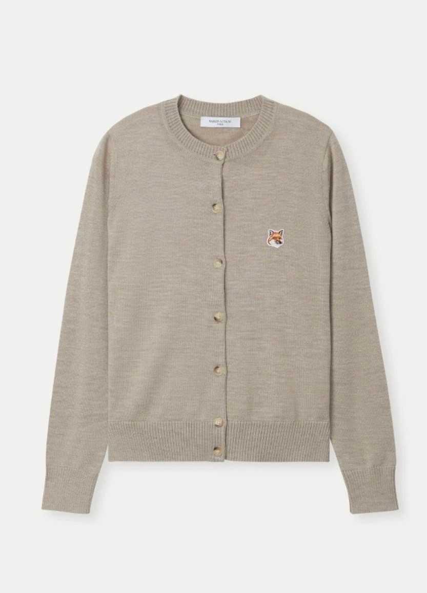 MAISON KITSUNE' CARDIGAN / สีครีม