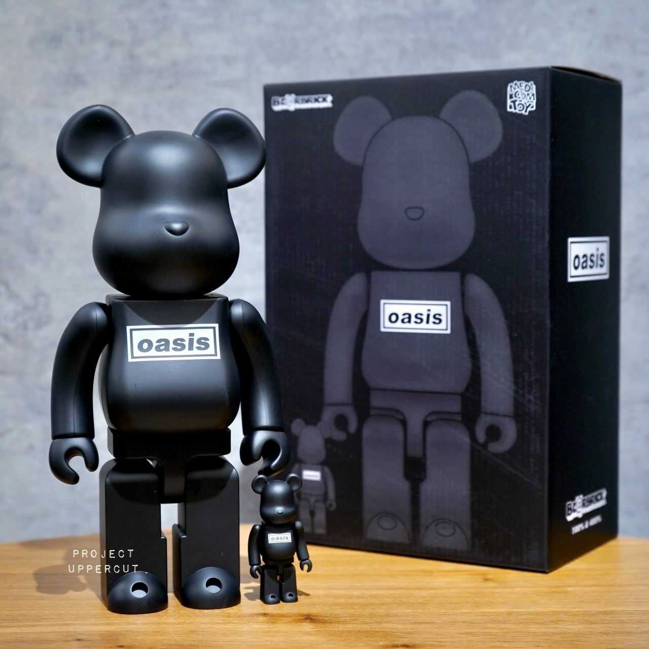 BE@RBRICK 400%+100% OASIS : Black Rubber Coating [New]