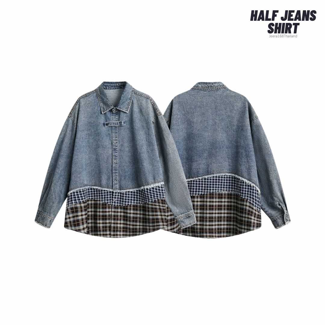 Jeera168 | Half Jeans Shirt (พรีออเดอร์)