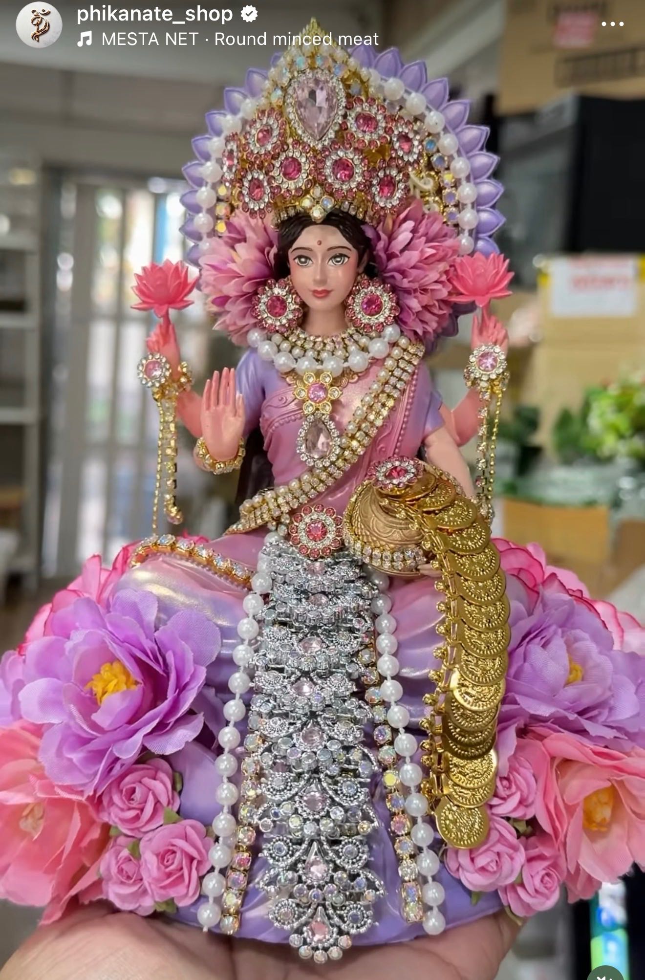 พระแม่ลักษมี(พาสเทล) เลือกโทนสีได้🪷