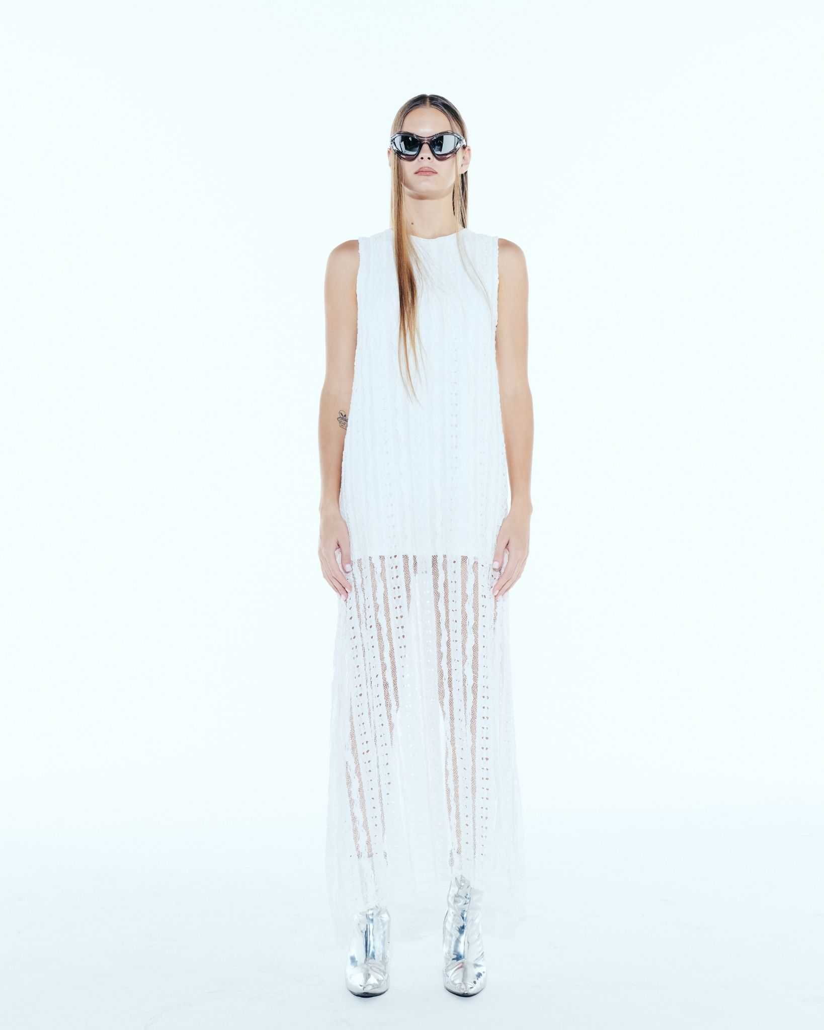 The SRT X12 Time White Lace Dress