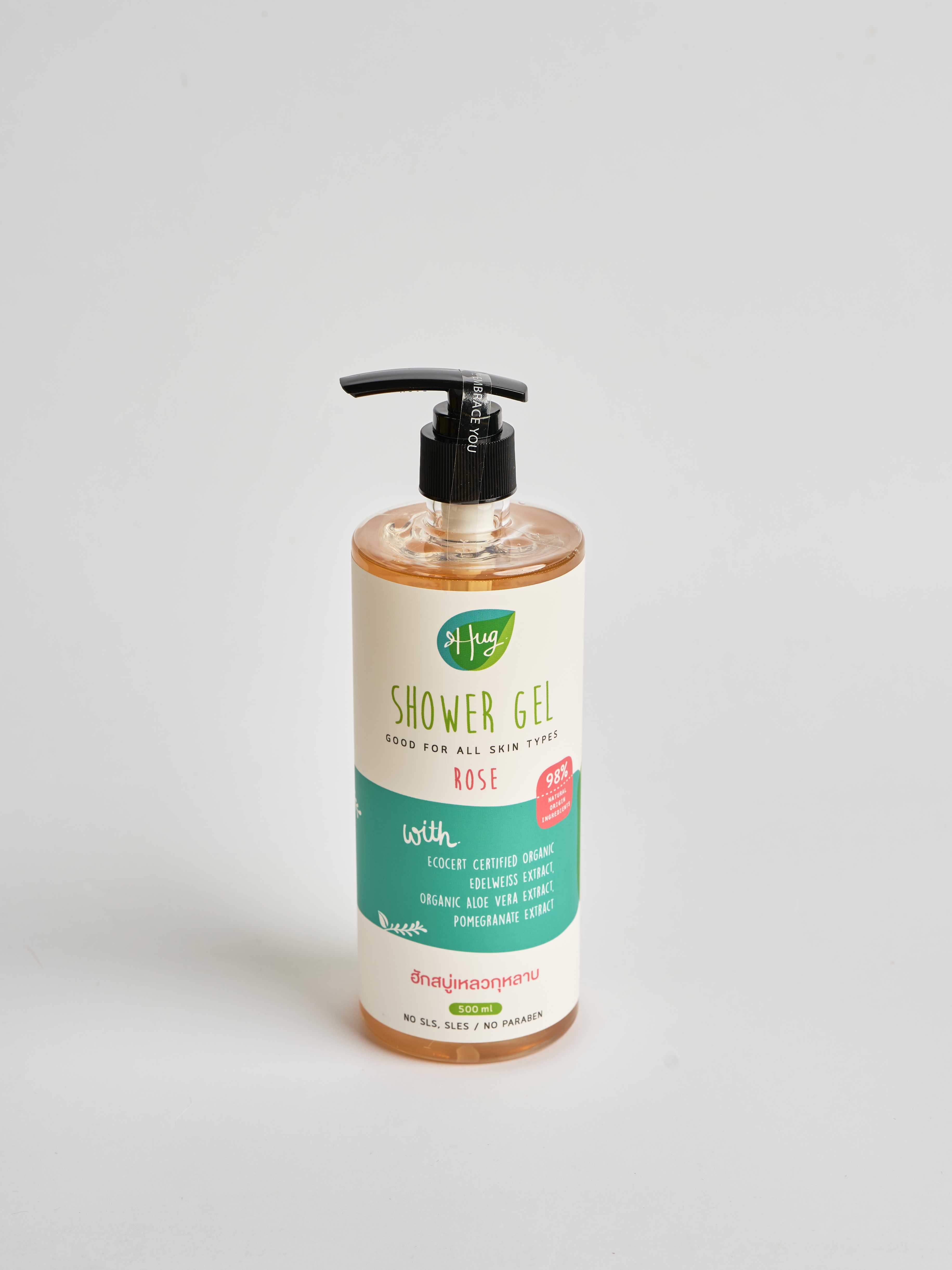 Shower Gel 500ml - 5 Natural Variants (Hug Organic)