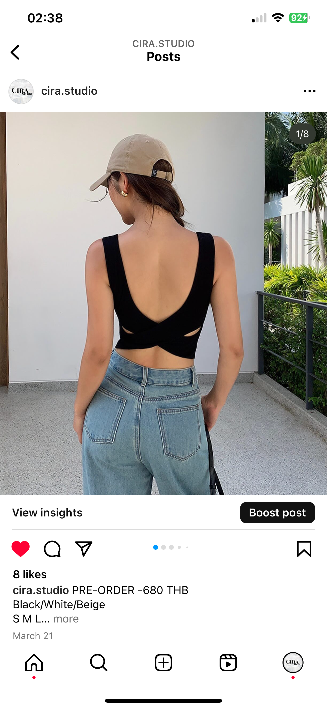 Pre order - Top / Tank