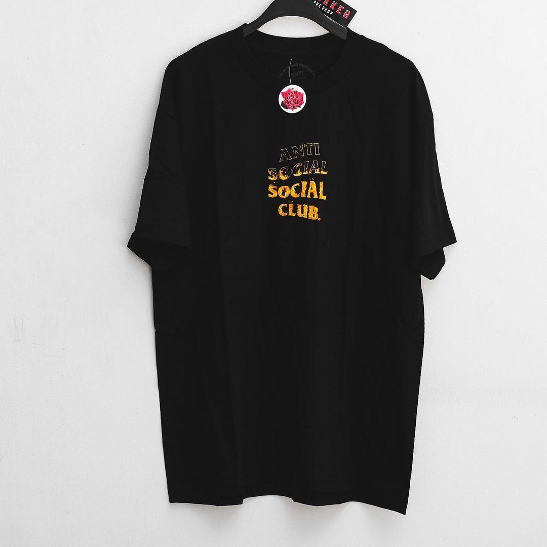 Anti Social Social Club A Fire Inside Black Tee 
