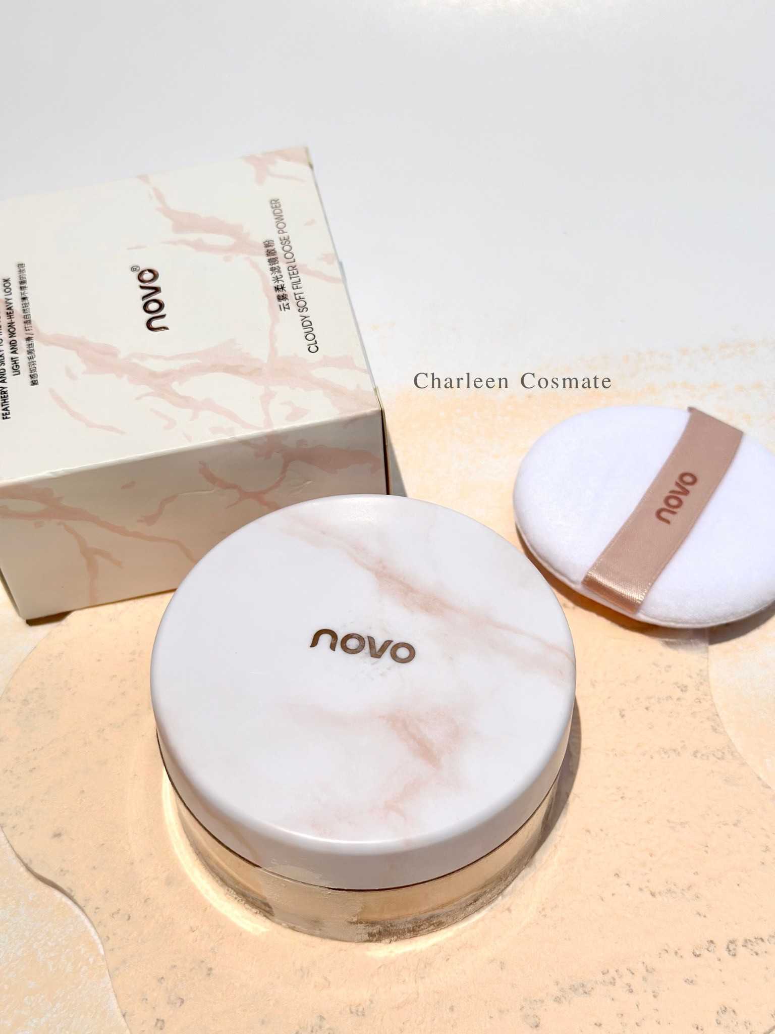 Novo แป้งฝุ่นแต่งหน้า  ไมโคร ควบคุมความมัน