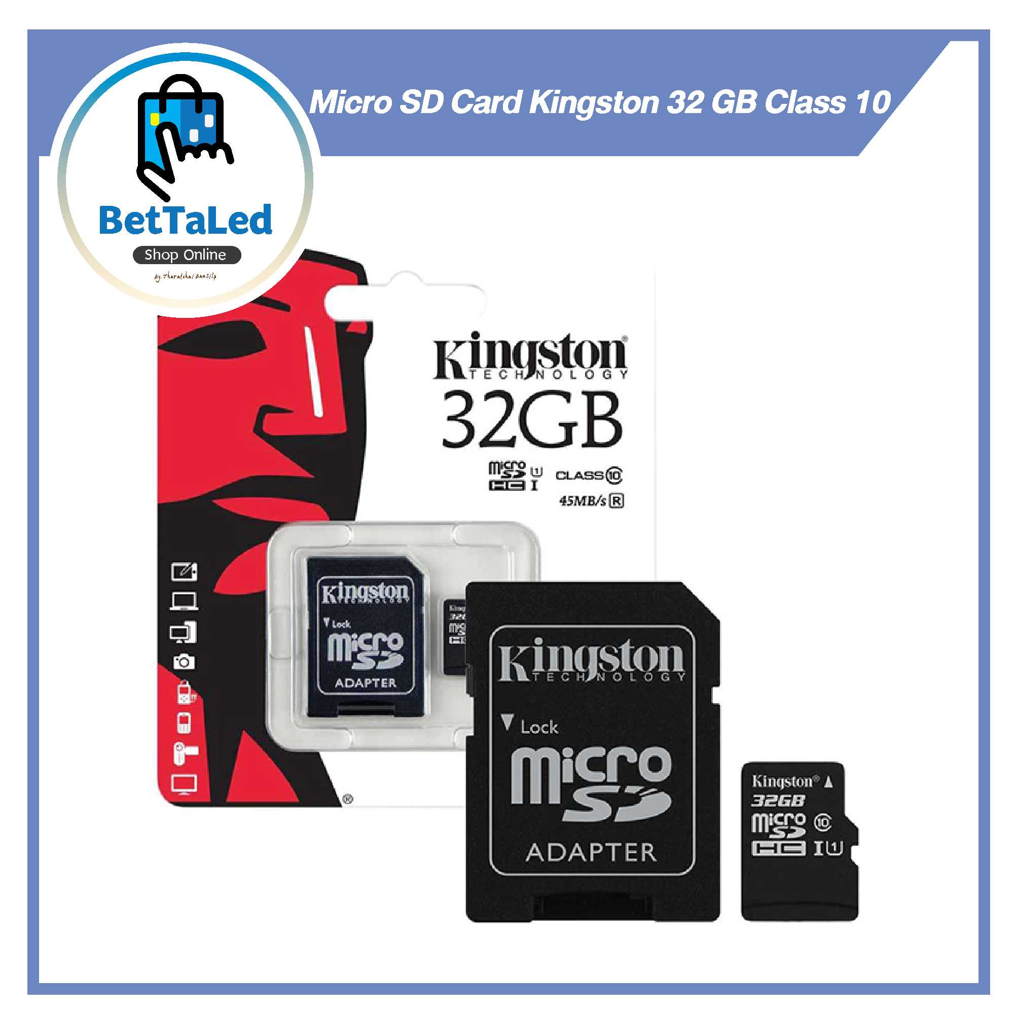 Micro SD Card Kingston 32 GB Class 10